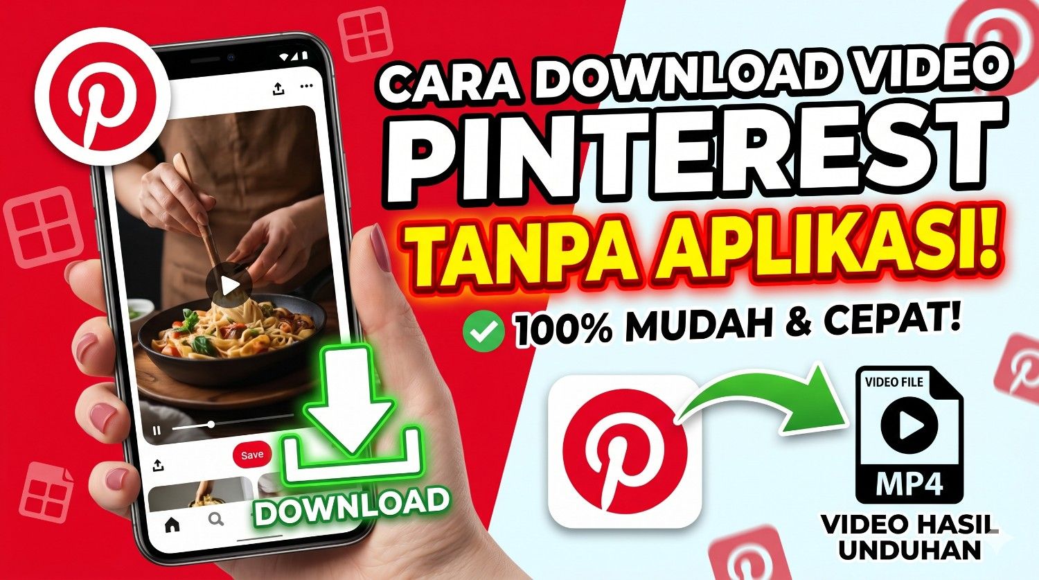 Cara Download Video Pinterest Tanpa Aplikasi
