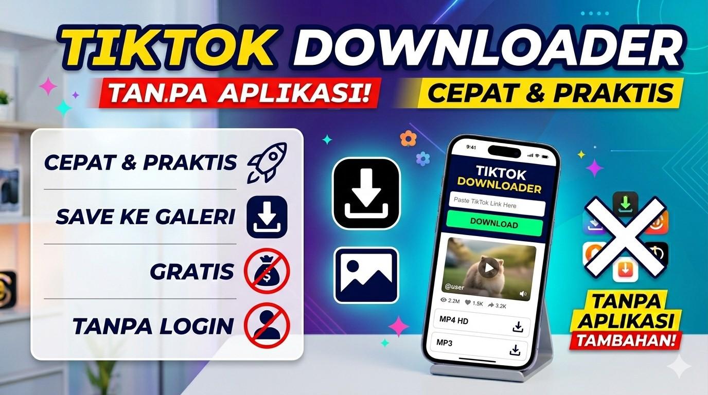 Cara Download Video TikTok Tanpa Aplikasi